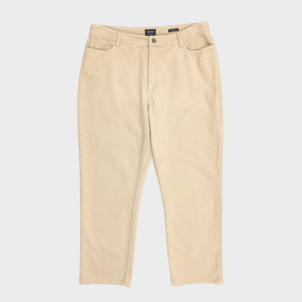 FINISTERRE Men's Cream Corduroy Trousers