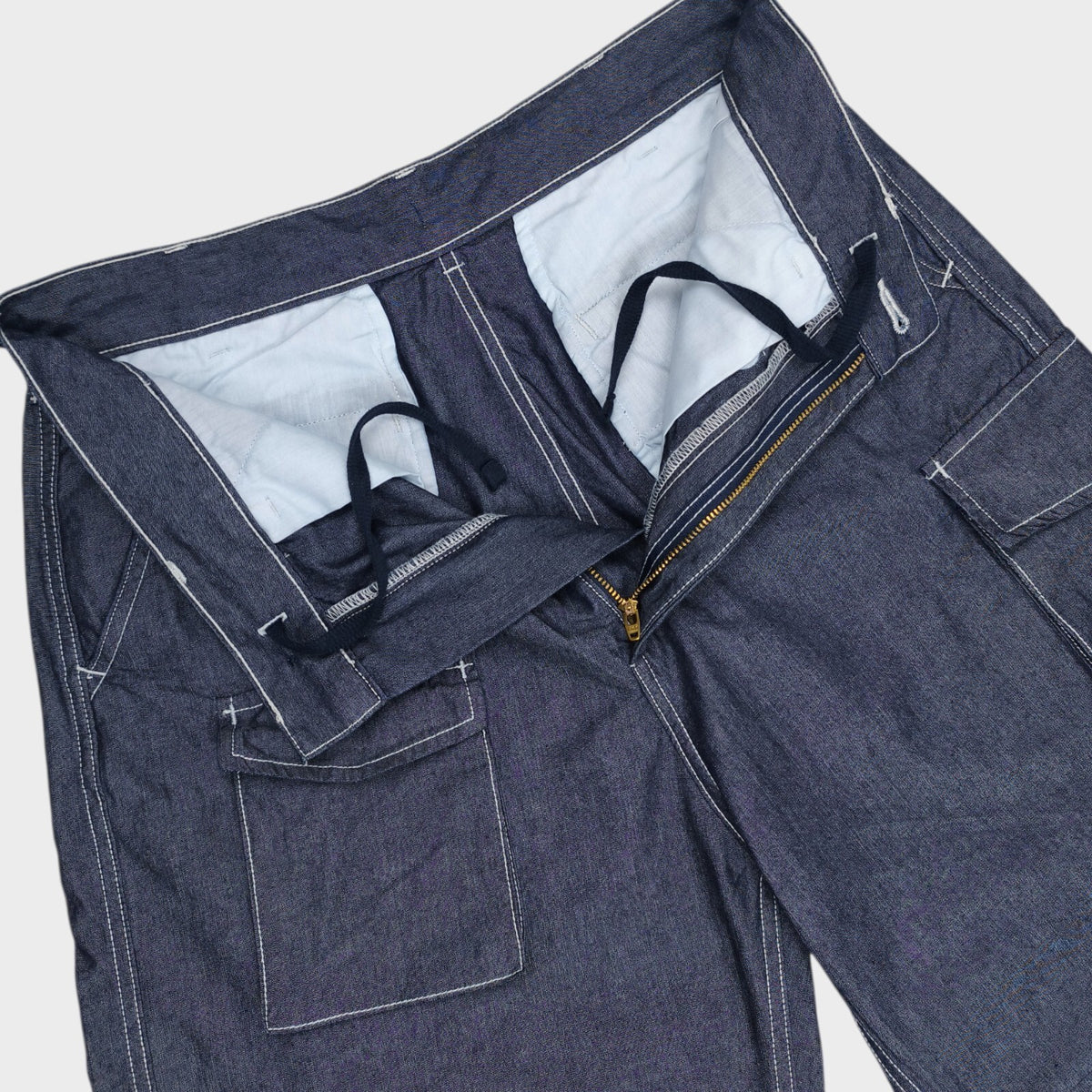 ENGINEERED GARMENTS x GU Men's Blue Cargo Shorts