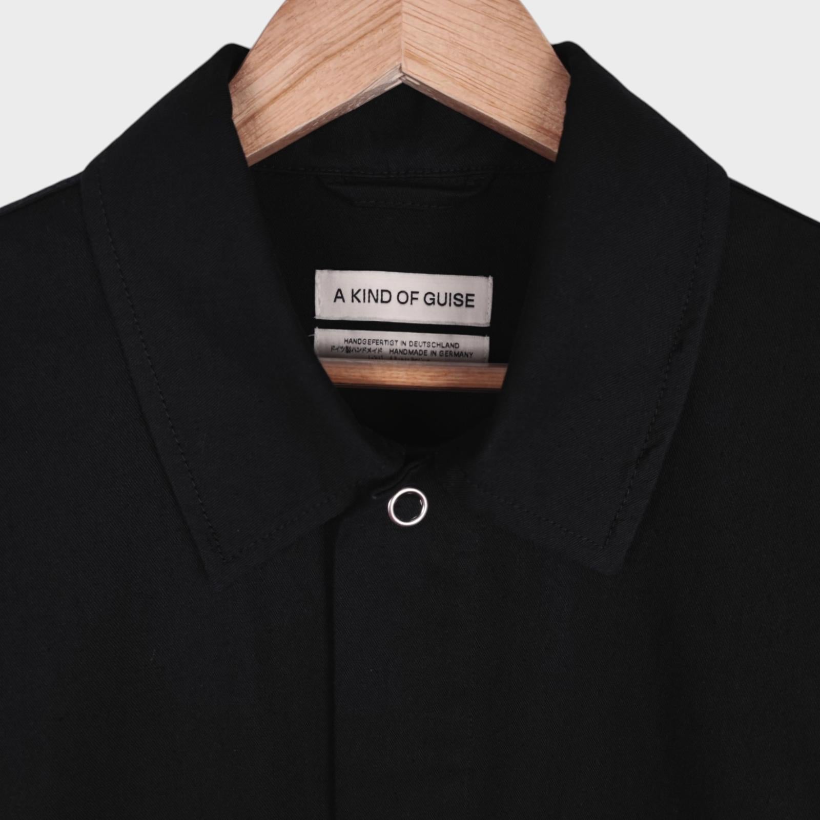 A KIND OF GUISE Men's Black Made in Germany Utility Jacket