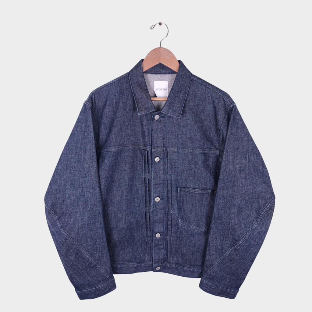 EDWIN Men's Blue Denim E-Function Trucker Jacket