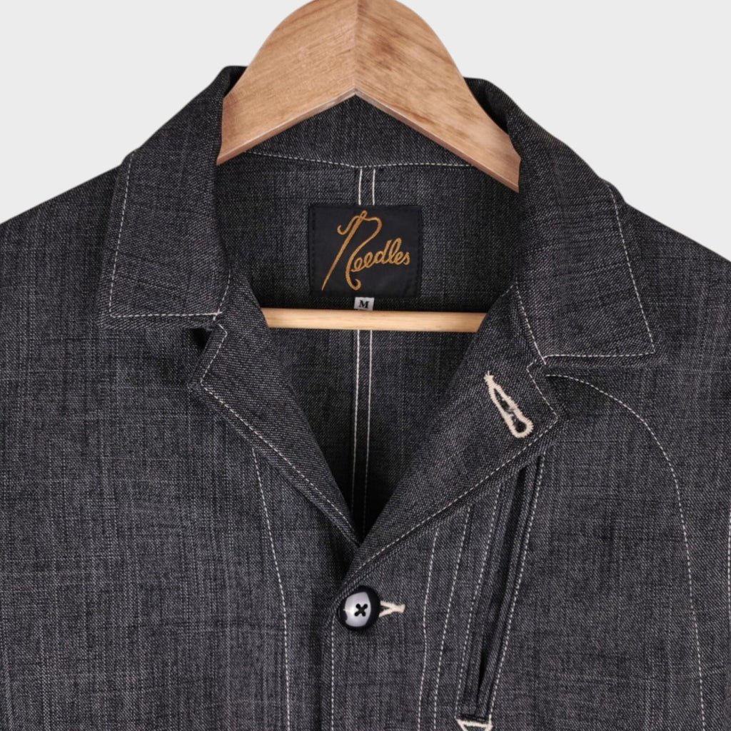 NEEDLES Men's Grey Made in Japan Western Chore Jacket