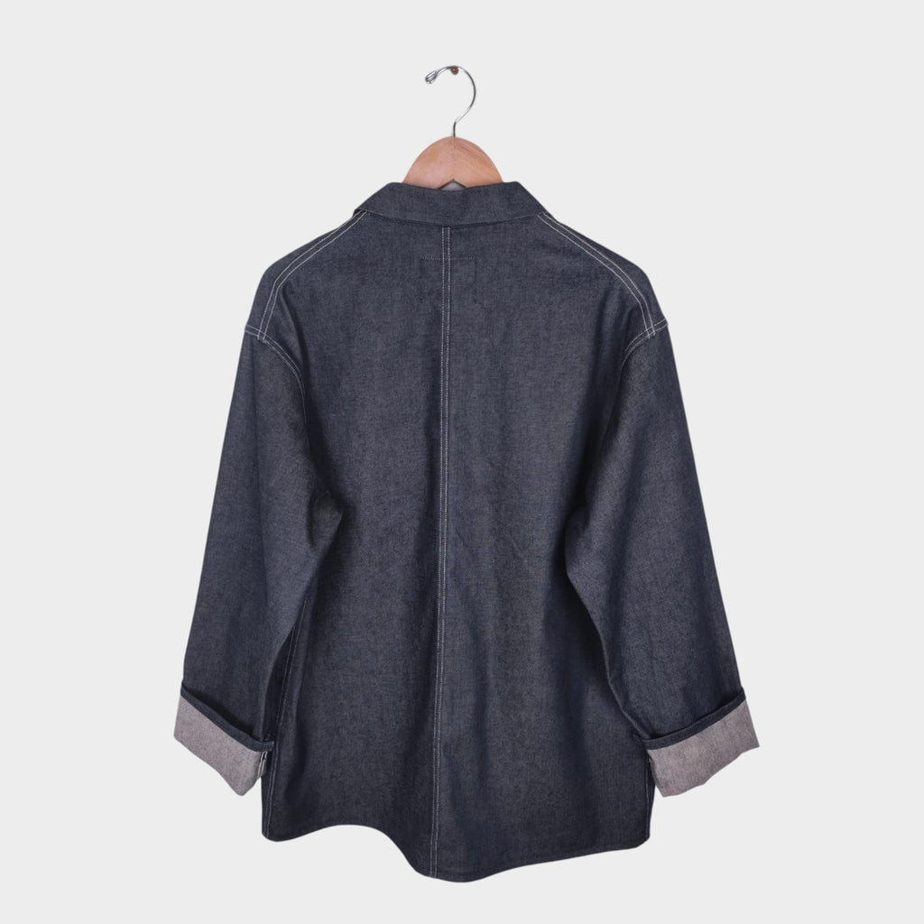 RE-PURPOSE Men's Blue Made in Japan Denim Chore Jacket