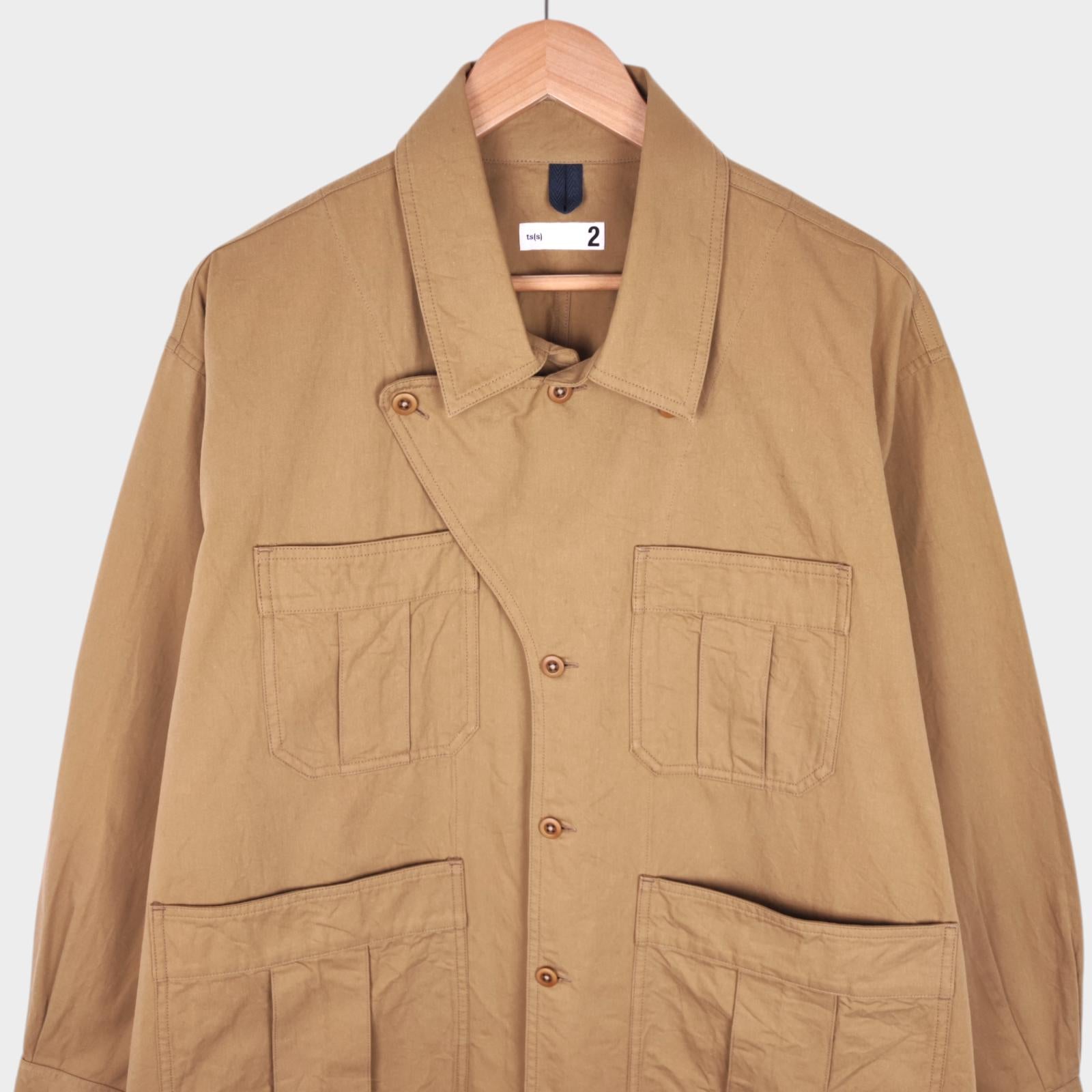 TS(S) Men's Cotton Slub Yarn Twill Military Chore Jacket