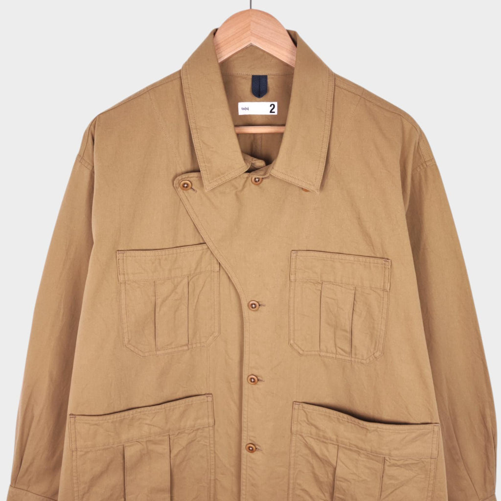 TS(S) Men's Cotton Slub Yarn Twill Military Chore Jacket