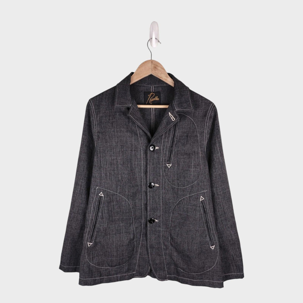 NEEDLES Men's Grey Made in Japan Western Chore Jacket