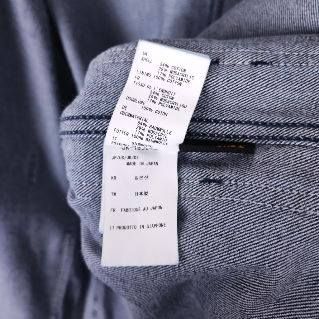 SNOW PEAK Men's Blue Made in Japan Heavyweight Denim Takibi Spec Chore Jacket