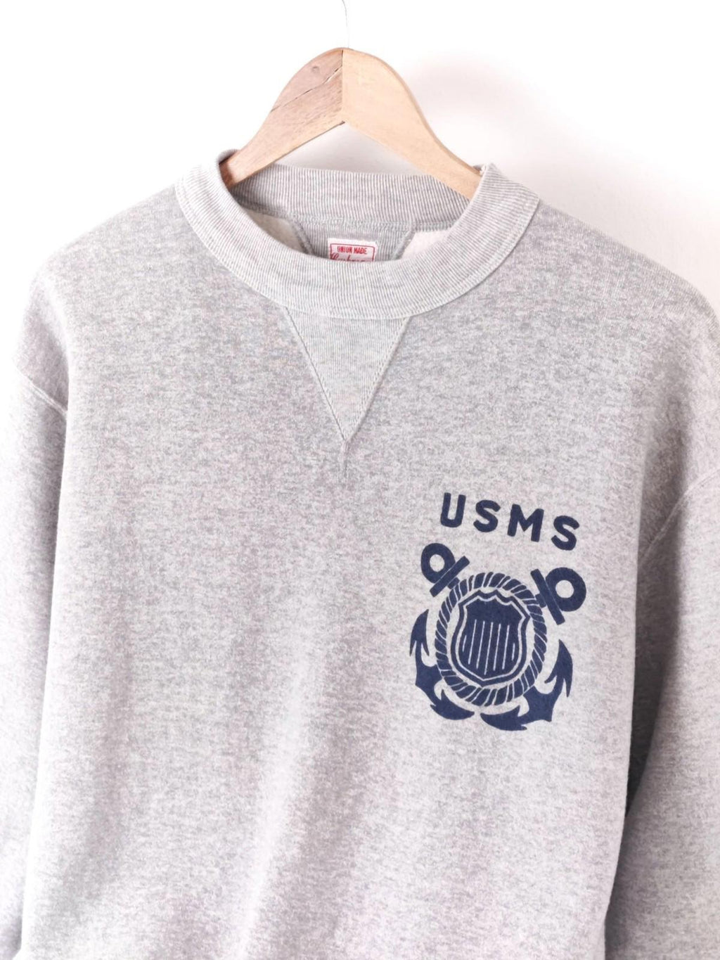 CUSHMAN Men's Grey Made in Japan USMS Sweatshirt
