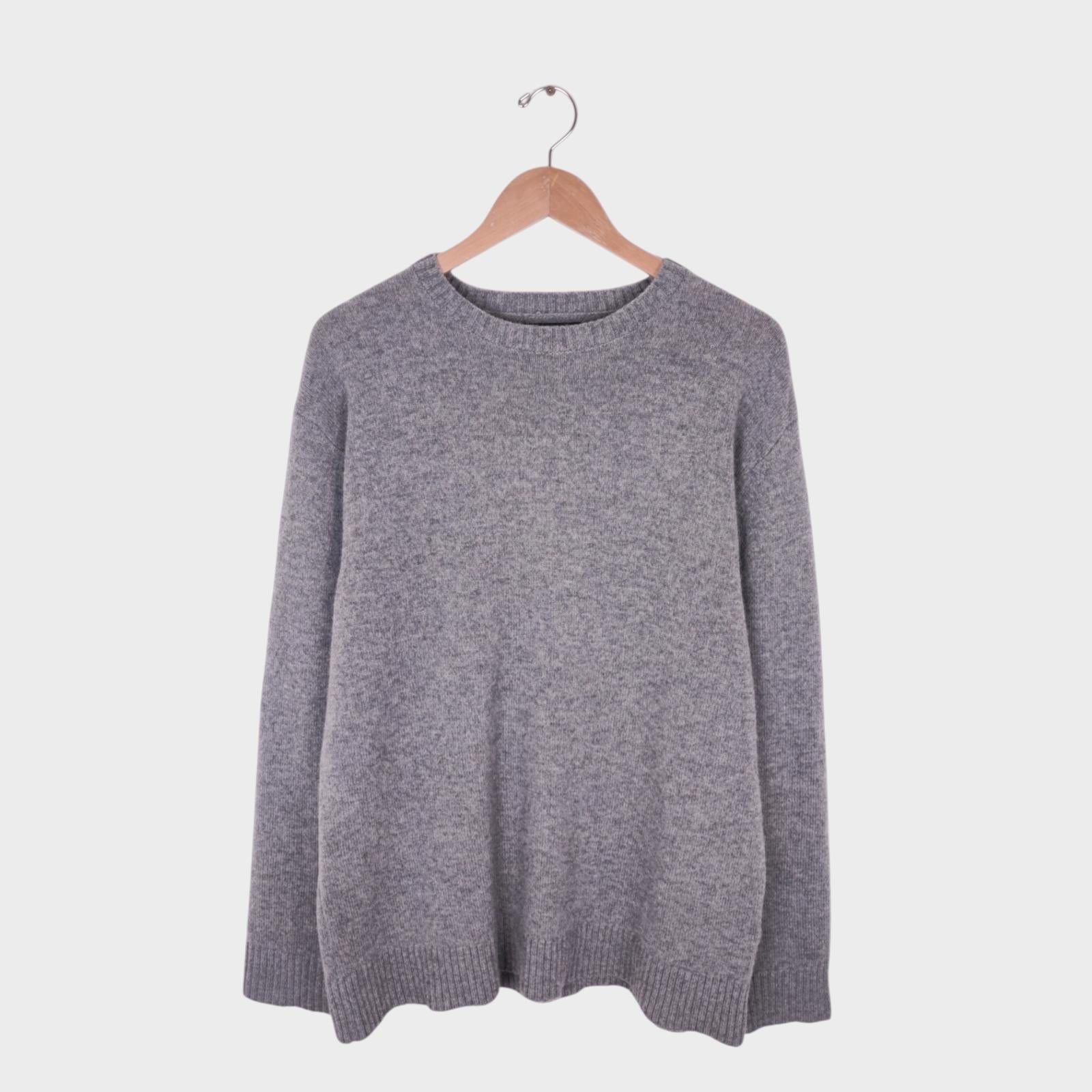 BEAMS PLUS Men's Grey 100% Wool Jumper