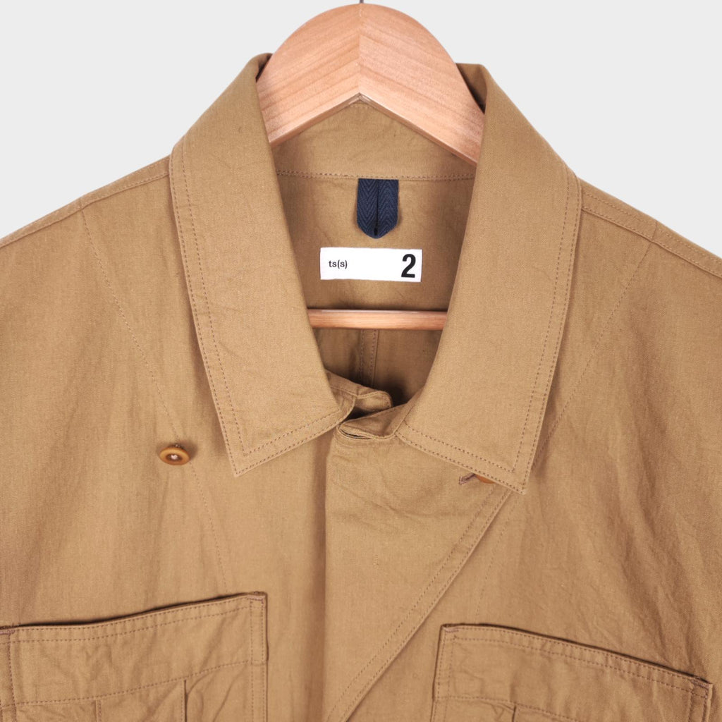 TS(S) Men's Cotton Slub Yarn Twill Military Chore Jacket
