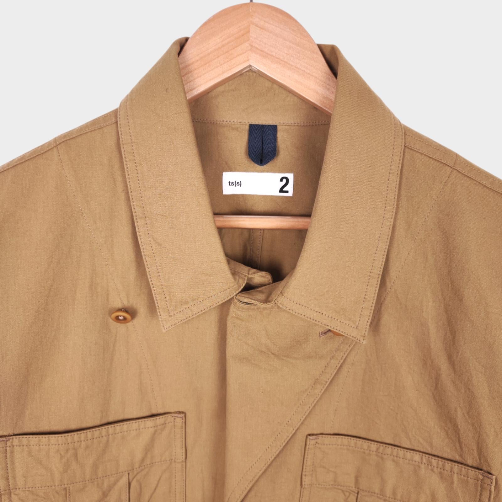 TS(S) Men's Cotton Slub Yarn Twill Military Chore Jacket