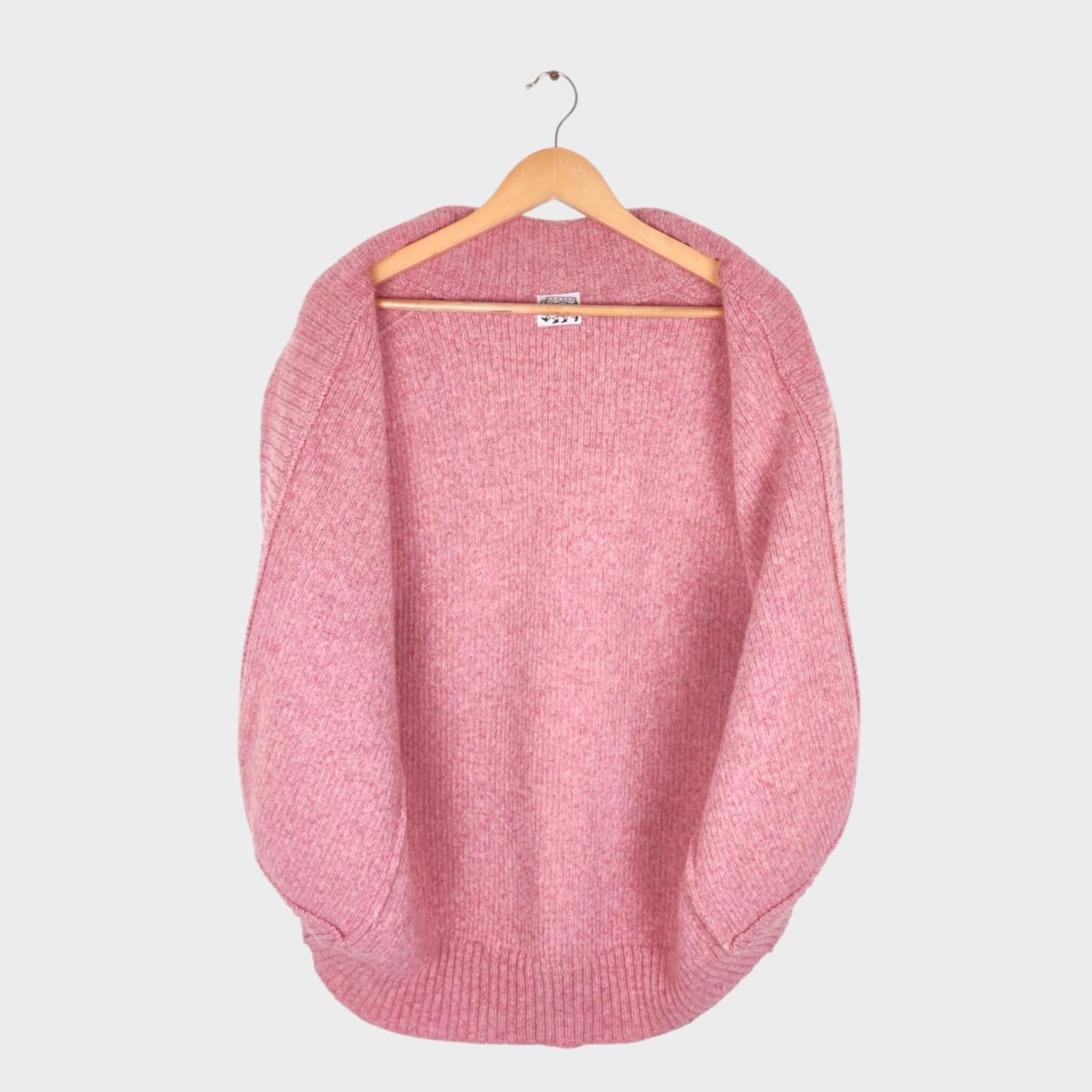 TENDER CO Men's Made in Scotland Pink Wide Rib Serpentine Vest