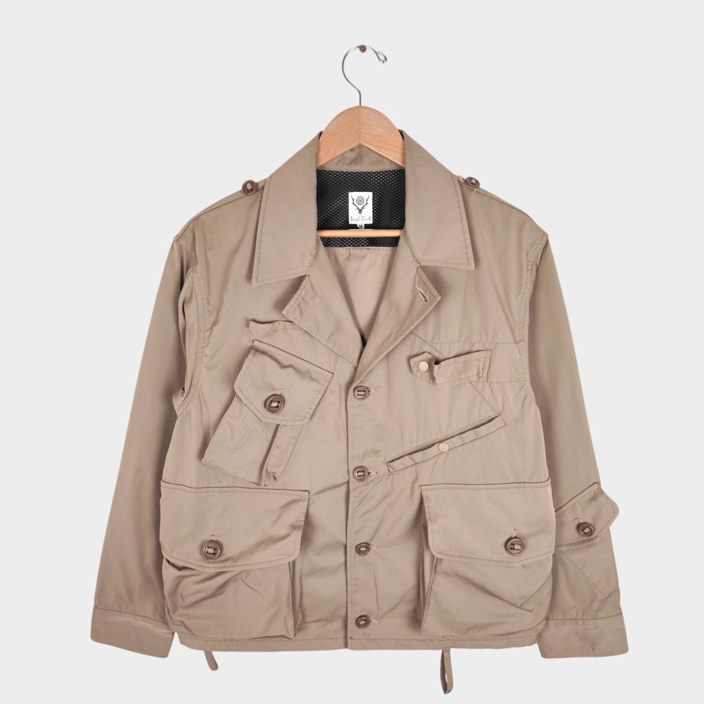 SOUTH2 WEST8 Men's Made in Japan Light Beige Tenkara Utility Jacket