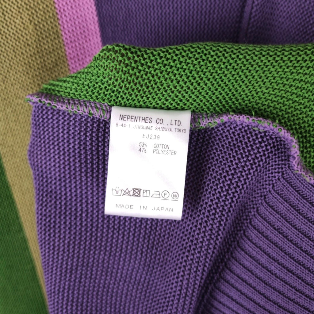 NEEDLES Men V-Neck Purl Stitch Made in Japan Cardigan