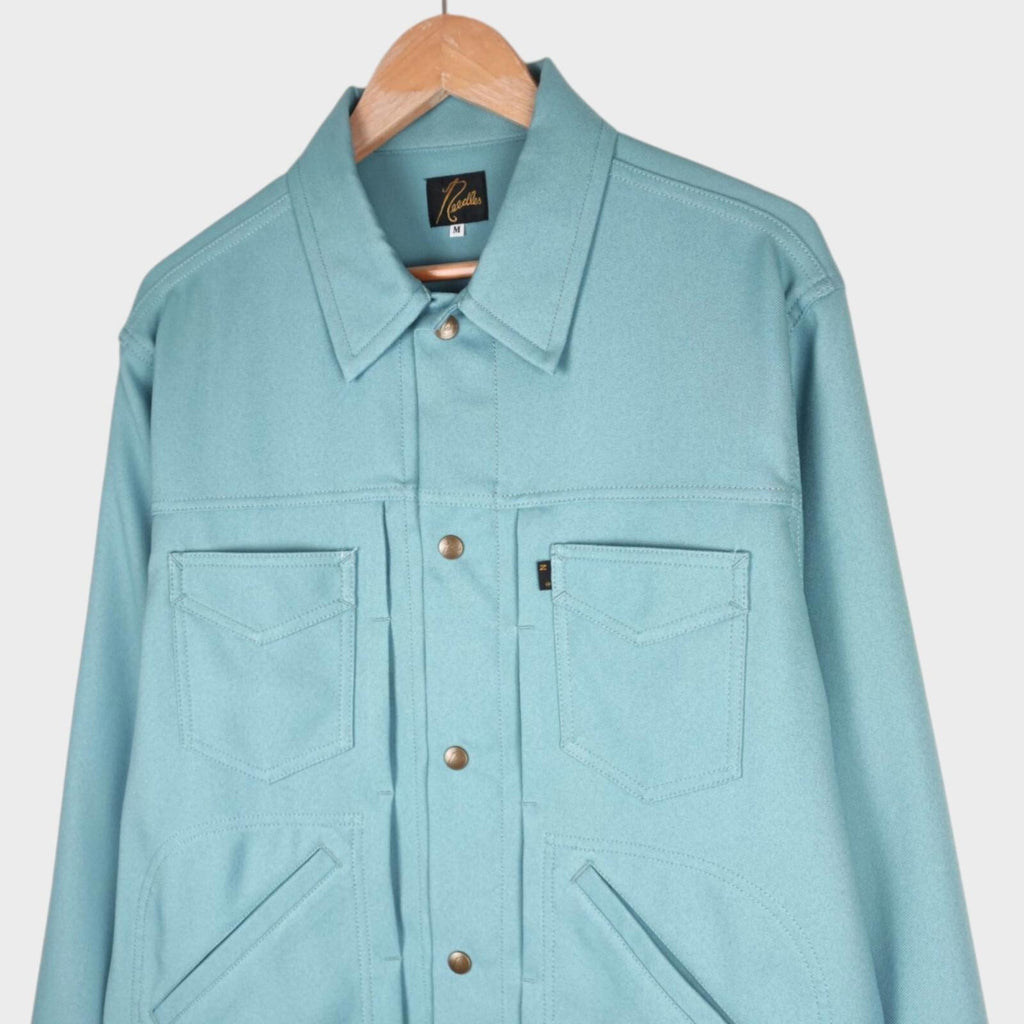 NEEDLES Men's Light Blue Made in Japan Penny Jean Jacket