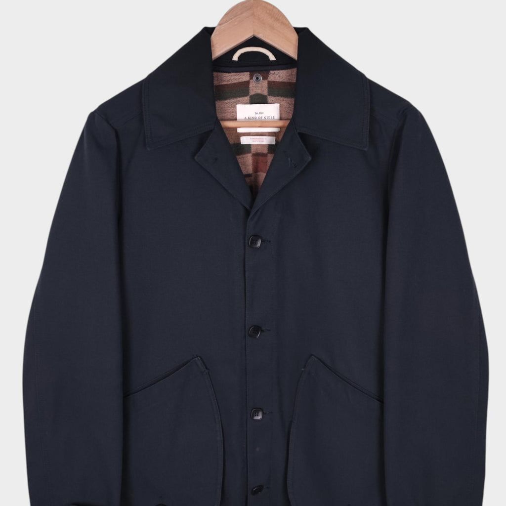 A KIND OF GUISE Men's Made in Germany Canvas Detachable Liner Utility Jacket