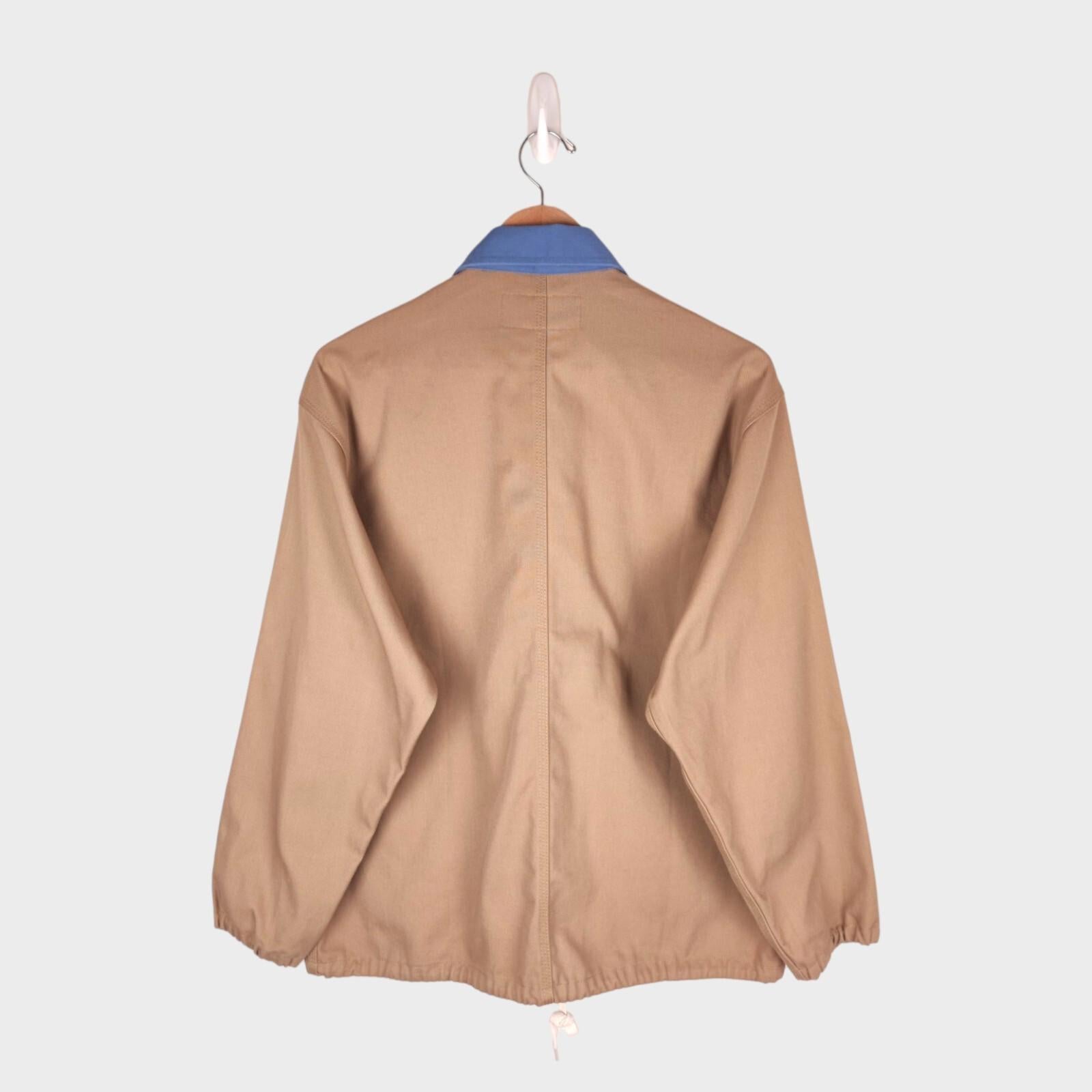UNIVERSAL OVERALL Men's Beige/Blue Chore Jacket