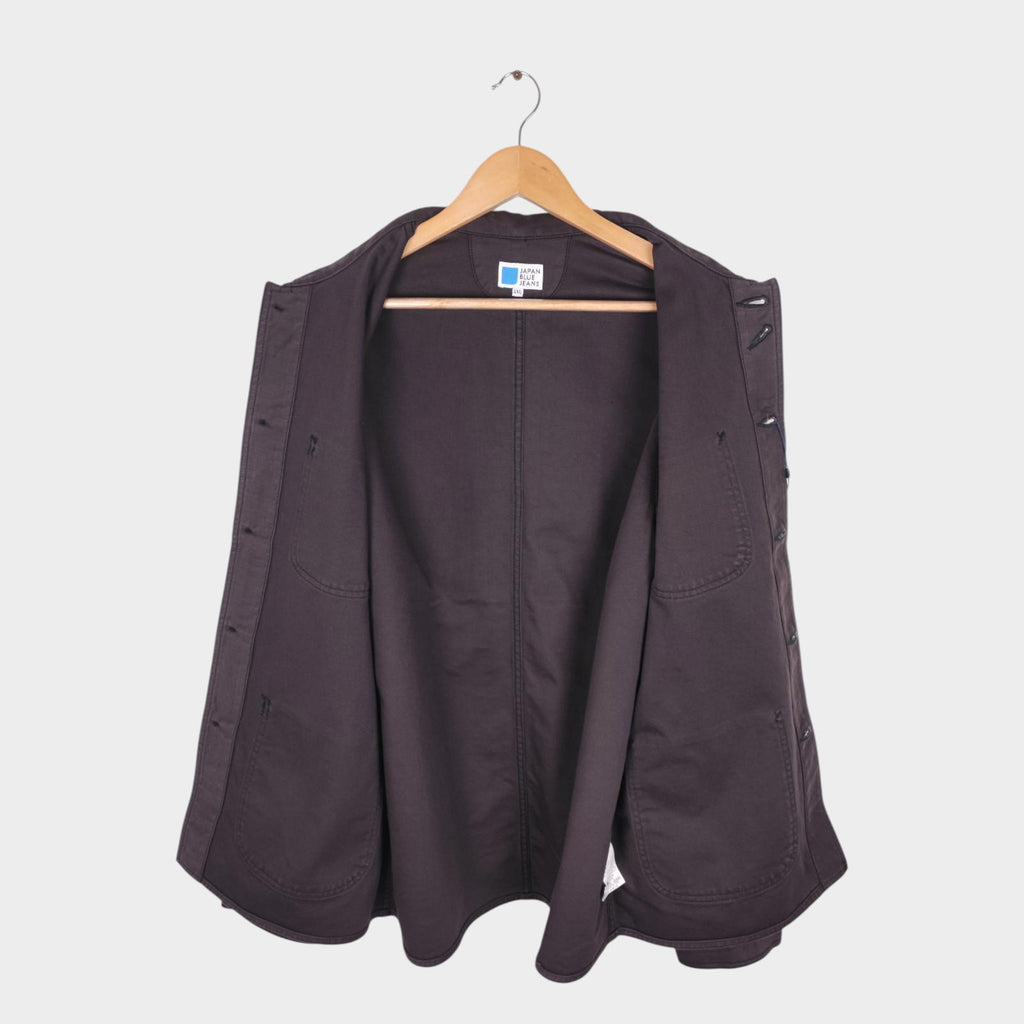 JAPAN BLUE JEANS Men's Made in Japan Aubergine Moleskin Chore Jacket