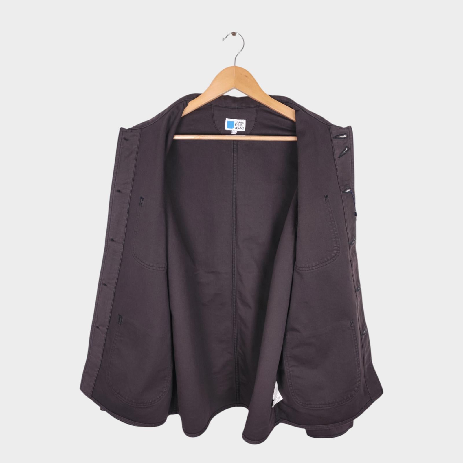 JAPAN BLUE JEANS Men's Made in Japan Aubergine Moleskin Chore Jacket