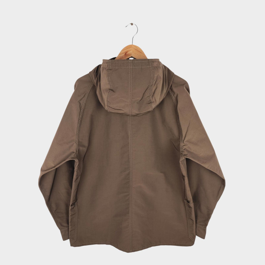 SASSAFRAS Men's Made in Japan Khaki Blower Bud 60/40 Cotton Nylon Parka Jacket