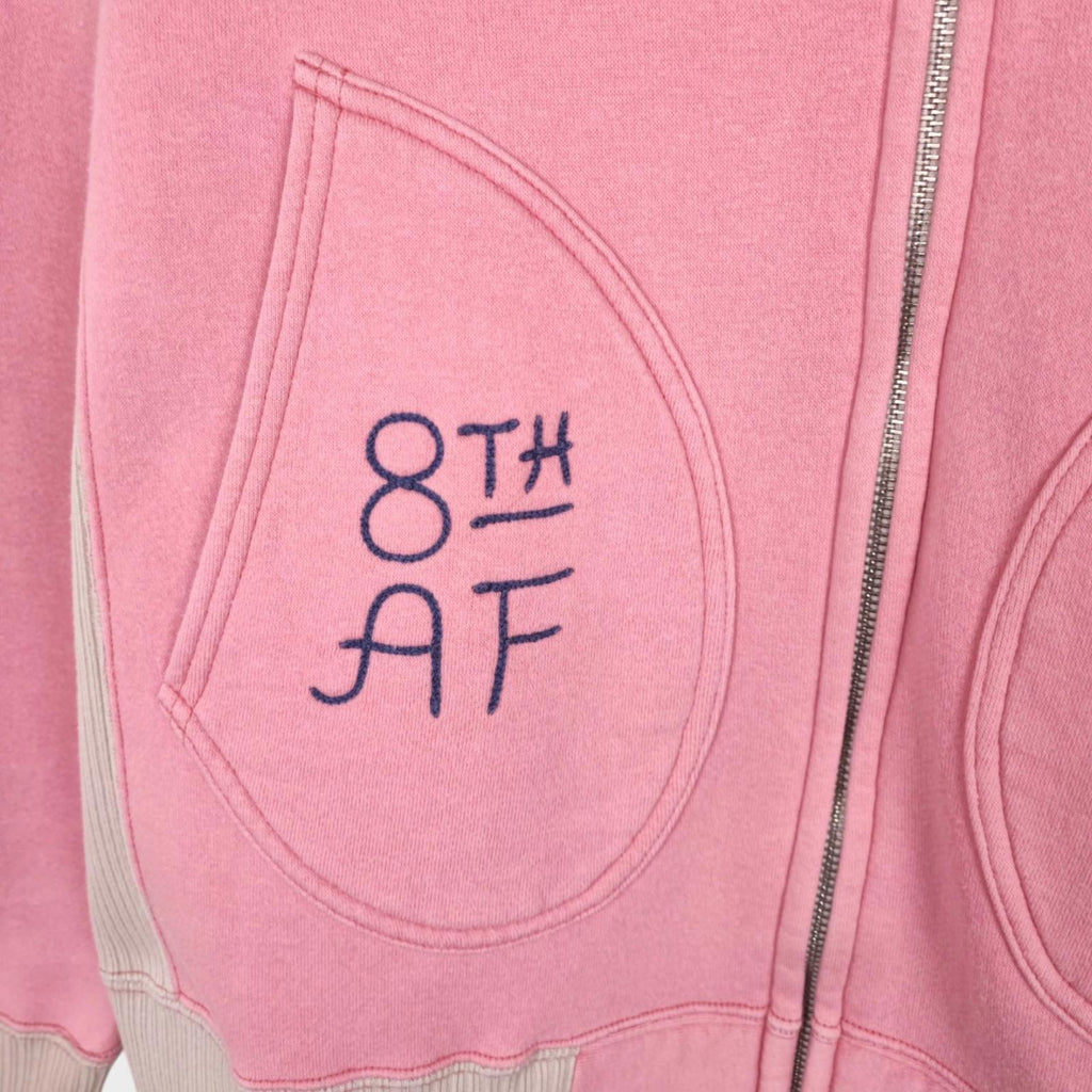TOYS MCCOY McHill Sportswear Men's Made in Japan Pink Air Forces Zip Hoodie