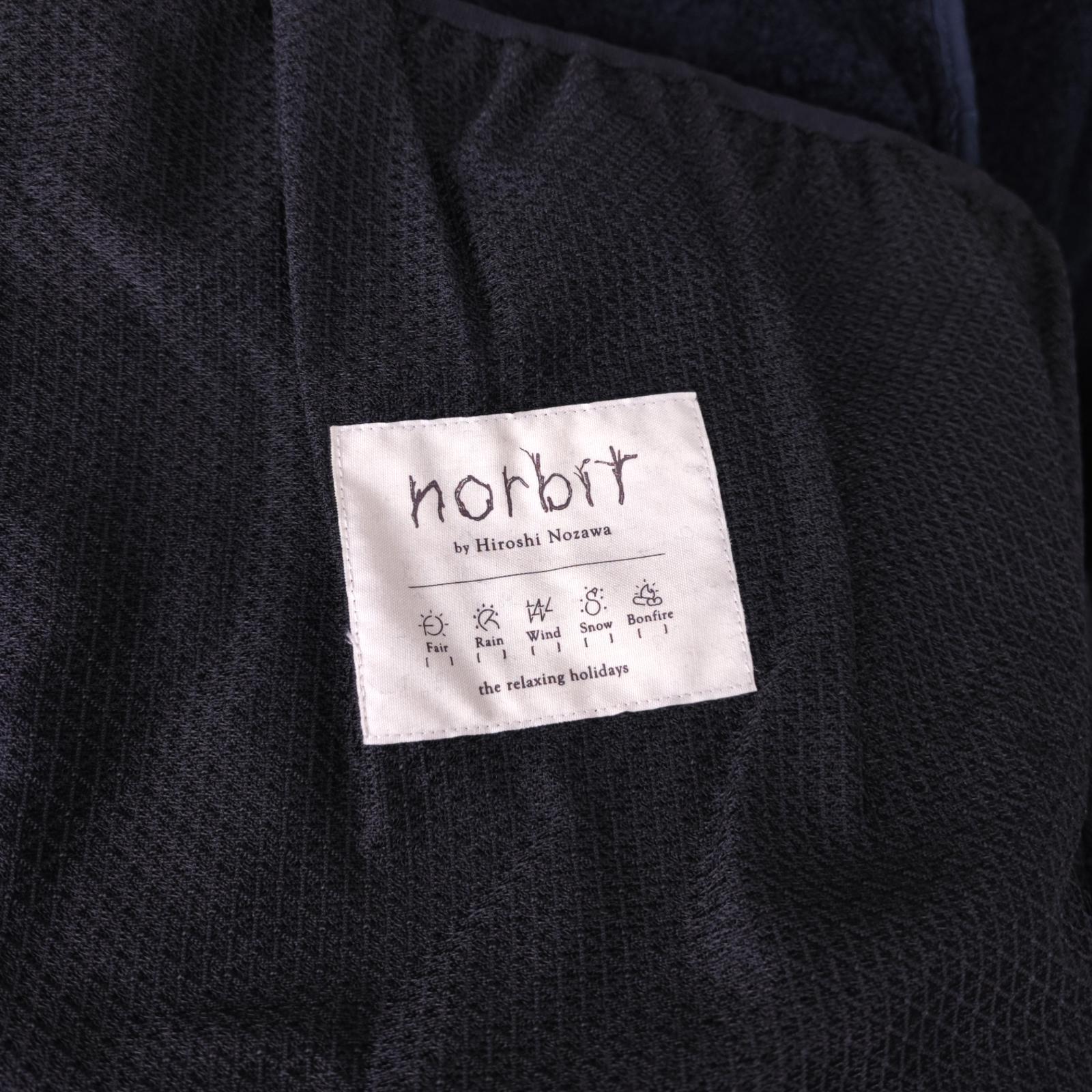 NORBIT BY HIROSHI NOZAWA Men Navy Horn Tree Print Fleece Jacket