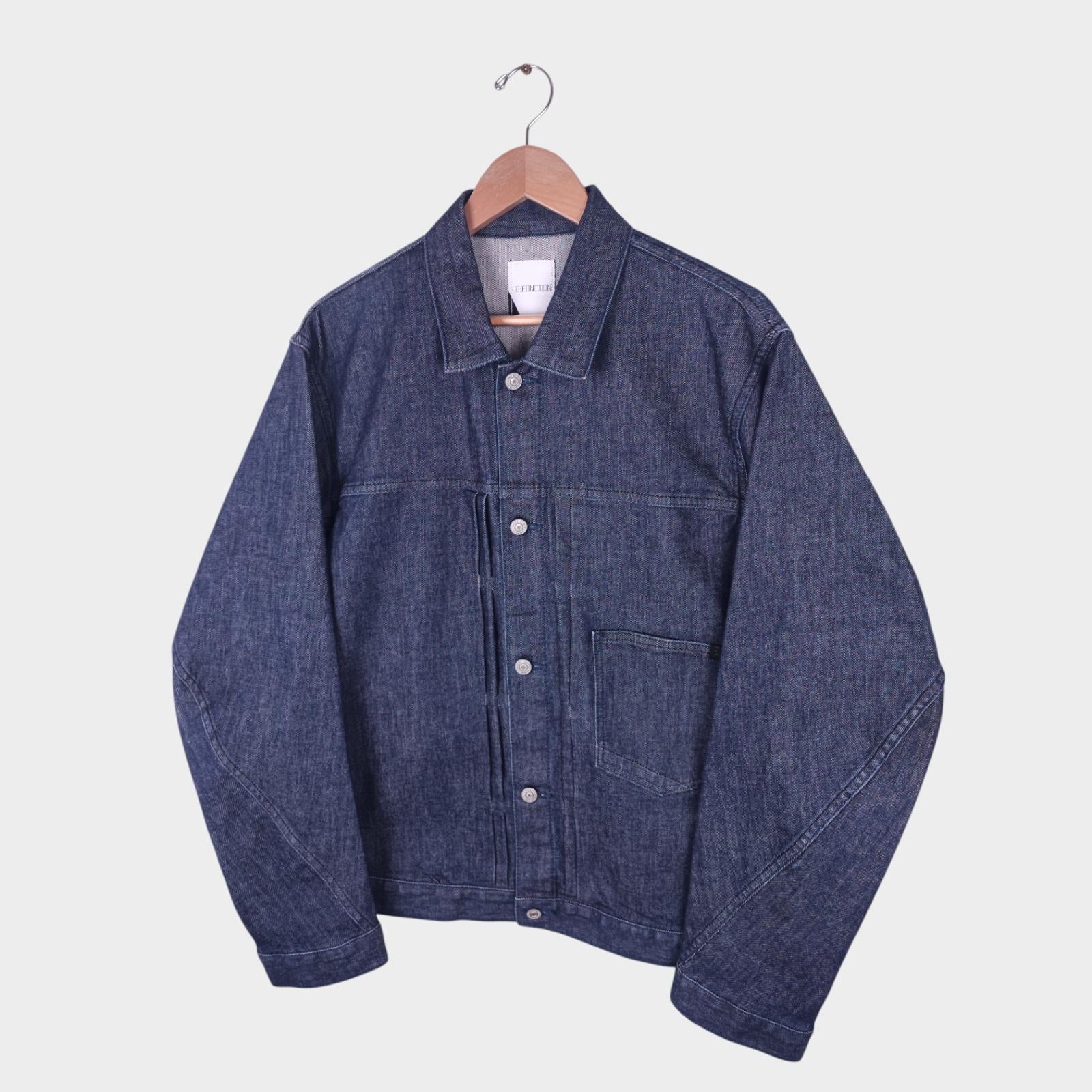 EDWIN Men's Blue Denim E-Function Trucker Jacket