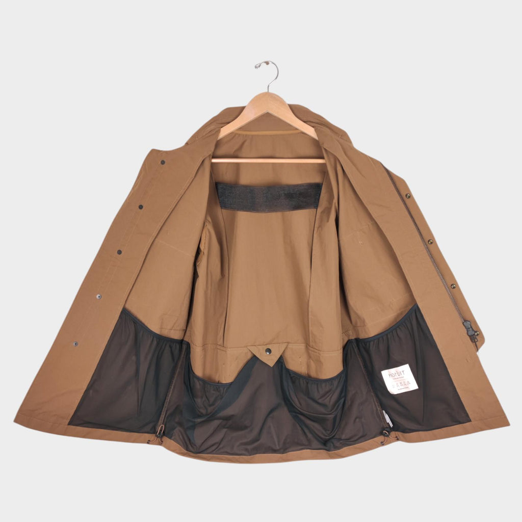 NORBIT BY HIROSHI NOZAWA Men's Coyote Beige Mountain Hike Parka Jacket