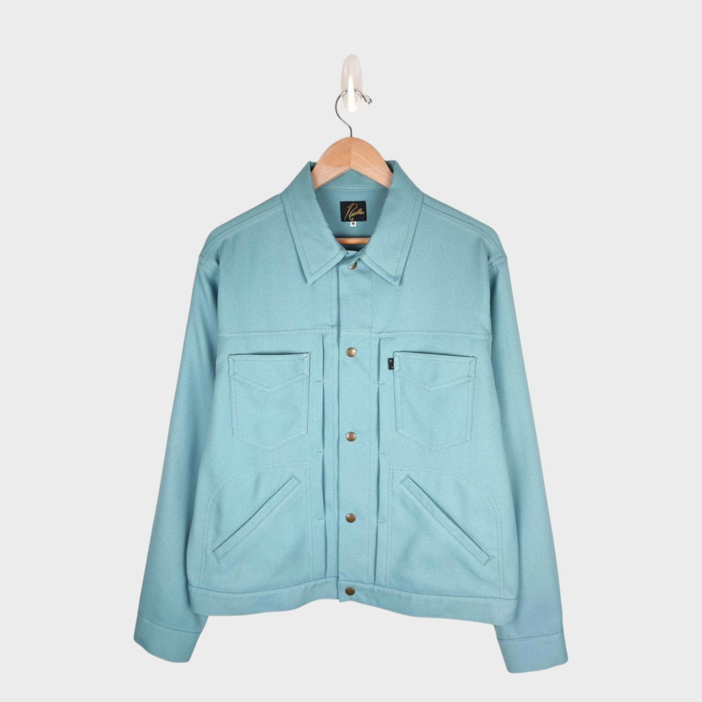 NEEDLES Men's Light Blue Made in Japan Penny Jean Jacket
