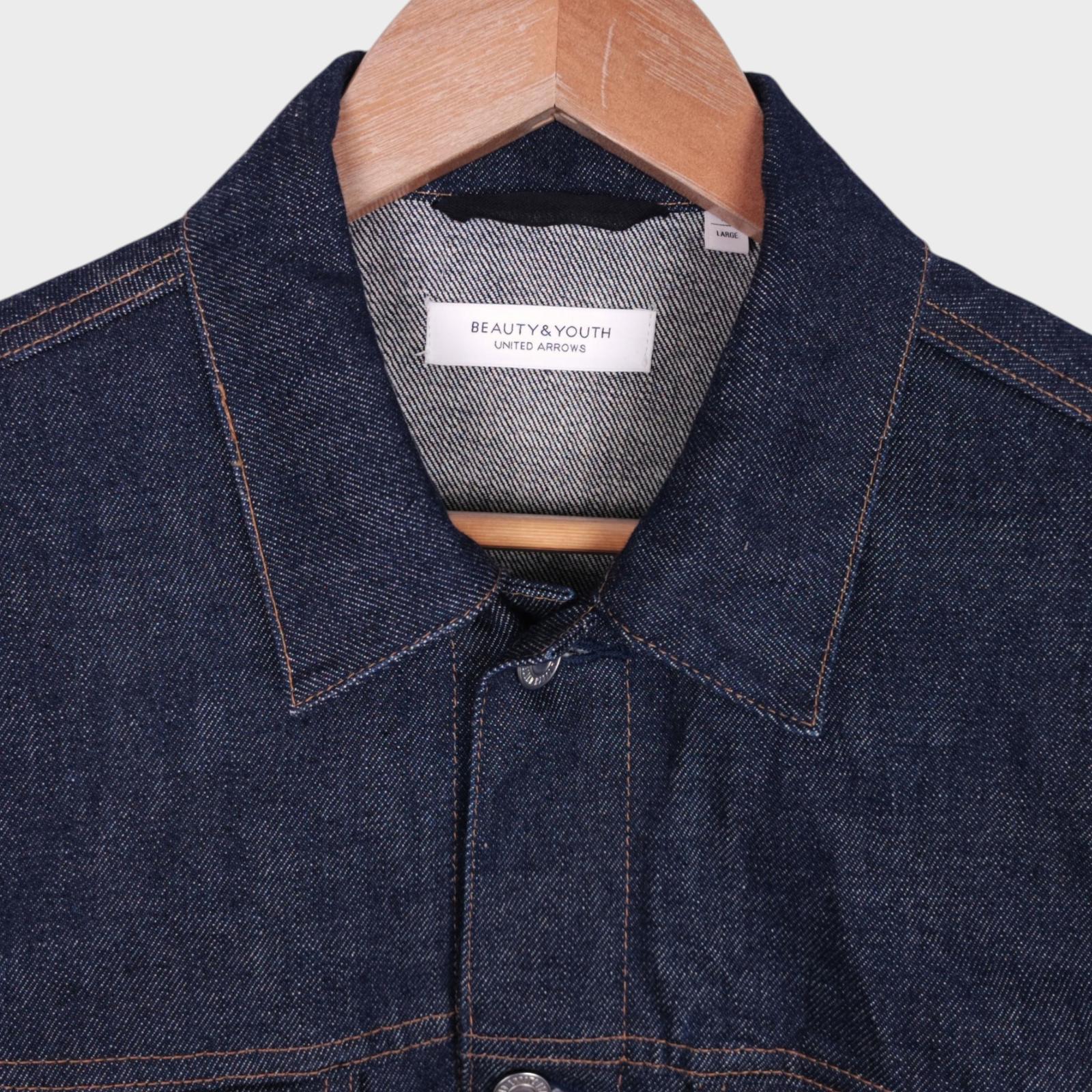 UNITED ARROWS Men's Made in Japan Denim Trucker Jacket